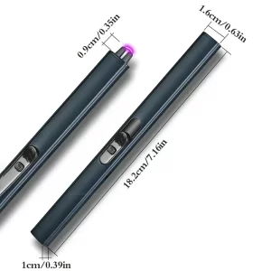 Arc Lighter Rechargeable Long Kitchen Gas Stove Lighter USB Rechargeable Windproof Plasma Arc Flameless Electric Lighter 6