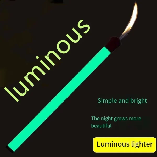 Super Long Luminous Matchstick Lighter Butane Torch Inflatable Lighter Household Aromatherapy Kitchen Gadgets Daily Necessities 6